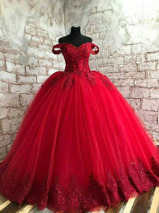 Red Lace Wedding Gown, Custom Bridal Dress Prom Dresses, Evening Dresses   cg12138