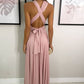 pink Prom Dress,V-Neck Prom Dresses,A-Line Prom Dress   cg12396