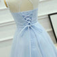 Short Blue Lace Formal Graduation Homecoming Dress   cg13185
