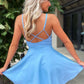 BLUE COCKTAIL DRESS Homecoming Dress   cg13372