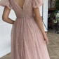 Pink Bling Bling Tulle Prom Dress , Charming Prom Dress   cg13422