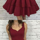 Excellent Homecoming Dresses Simple, Homecoming Dresses Short, Burgundy Homecoming Dresses cg138
