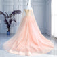 Pink Off Shoulder Tulle With Flowers Ball Gown Sweet 16 Dress, Pink Quinceanera prom Dress   cg13927