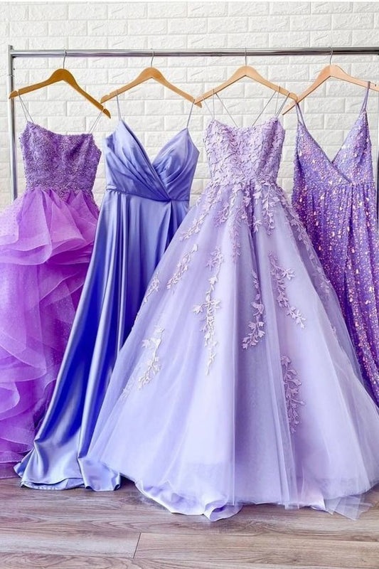 Long Tulle Prom Dresses Spaghetti Straps Formal Evening Party Dress   cg13953