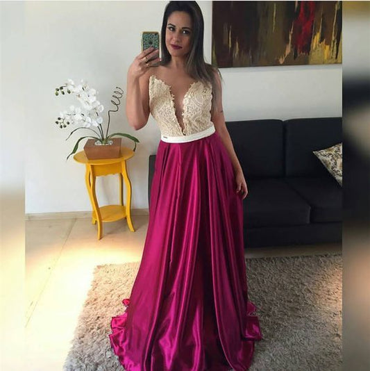 Charming Prom Dress, Elegant Prom Dresses, Long Evening Dress, Formal Gown   cg14133