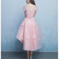 Cute Pink High Low Off Shoulder homecoming Dress 2021, Pink Formal Dress    cg15351