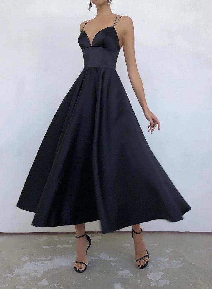 Red satin short A line prom dress red evening dress   cg15675