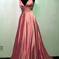 Simple Satin Long Prom Dresses 2021    cg15851