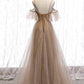 Sweetheart Long Spaghetti Straps A Line Girls Prom Dress Party Dress   cg15897