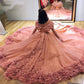 Blush Pink Prom Dresses Birthday Gown with Appliques   cg15898