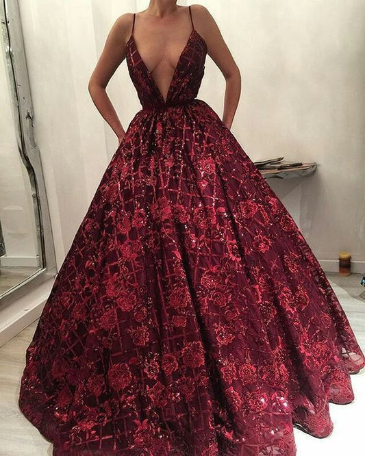 A line ball gown prom dress long evening gown   cg15979