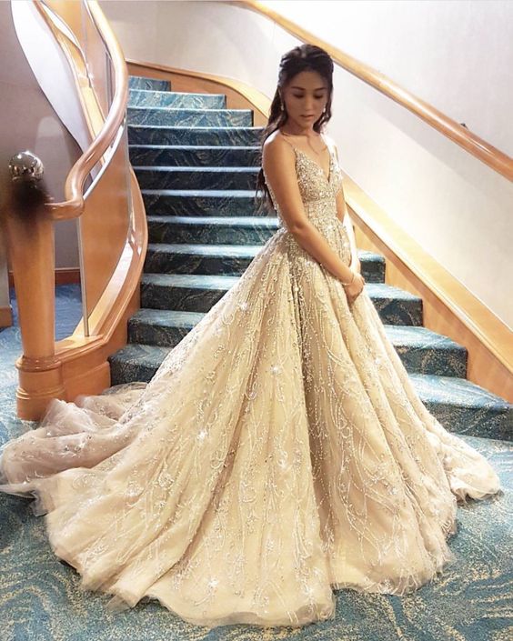 elegant long evening gown Prom Dress,   cg16019