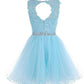 Short Homecoming Dresses Tulle Homecoming Dress    cg16078