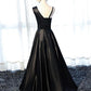 Charming One Shoulder Satin Long Prom Dress, Simple A-Line Party Dress   cg16144