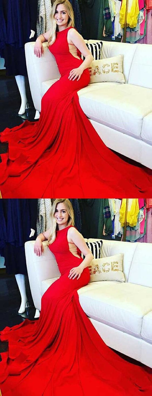 Long red prom dresses,elegant prom dresses   cg16285