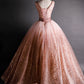 A LINE TULLE SEQUINS LONG BALL GOWN PROM DRESS FORMAL DRESS    cg16729