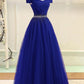 royal blue prom dress for girls   cg16959