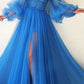 Tulle Long evening dress Prom Dress    cg17021
