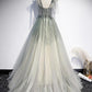 Elegant tulle long A line prom dress evening dress    cg17153