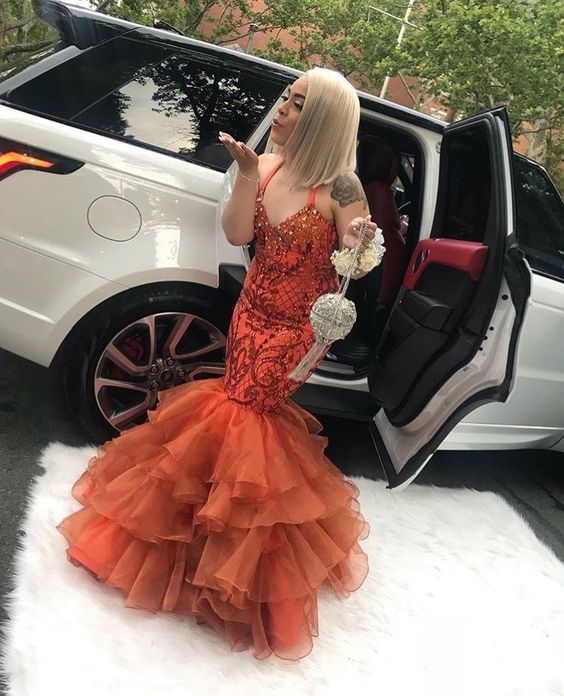 Prom Dresses Custom Made mermaid evening dress      cg17462