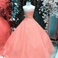 CRYSTAL BEADED SWEETHEART QUINCEANERA DRESSES BALL GOWN Long Prom Evening Dresses   cg17502