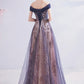 SHINY TULLE SEQUINS LONG PROM DRESS EVENING DRESS    cg17568