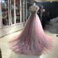 Full length Pink Rose Dress prom dress formal dress   cg17711