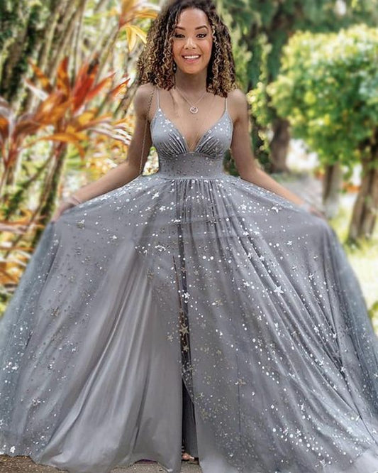 SPARKLY STARS SEQUINS PROM DRESSES   cg17885