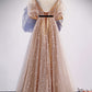 CUTE TULLE LONG A LINE PROM DRESS EVENING DRESS    cg17896