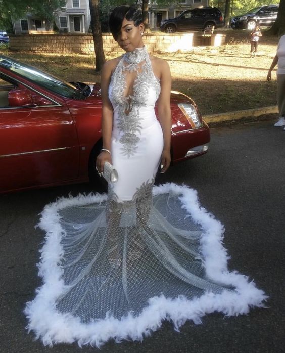 mermaid unique long Evening prom Dress   cg18092