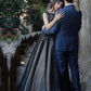 A-Line Real Made Prom Dress, Charming Formal Dresses,Black Evening Dresses  cg1827