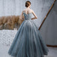 Amazing tulle sequins long ball gown dress formal dress prom dress   cg18481