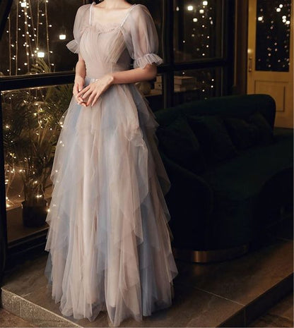 Soft Tulle Sweetheart Prom Dress For Women/Long Party Dress    cg18640