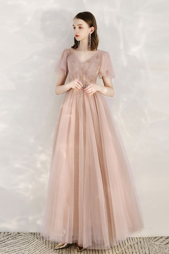 Blush Formal Dress Prom Dress    cg19051