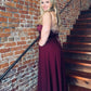 Gorgeous Burgundy Chiffon Long Formal Dress Prom Dress     cg19506