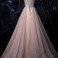 High quality tulle sequins long prom dress evening dress     cg19821