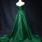 Fashion Off the Shoulder Emerald Green Formal Dress Long prom dress evening dress     cg19892