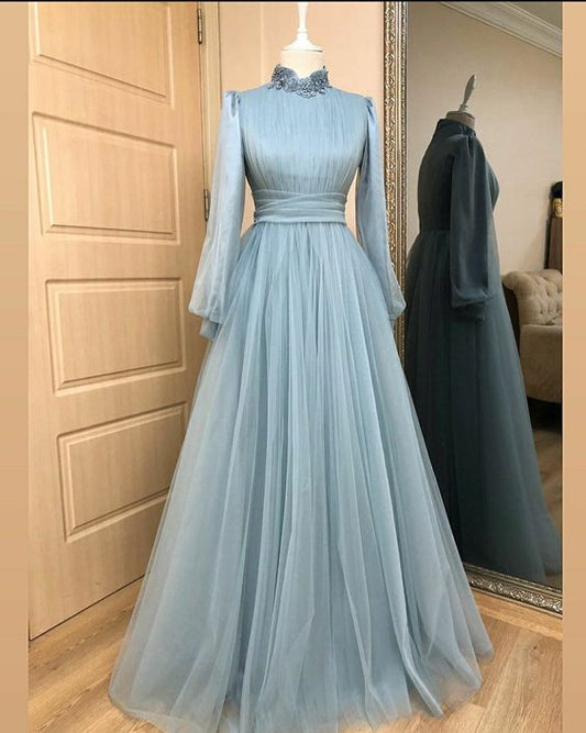 A line long evening dress Prom Dress    cg20037