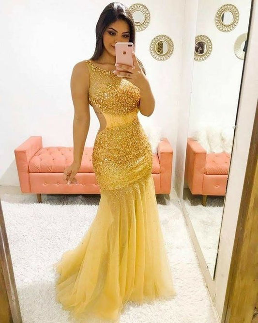 Evening Dresses prom evening gown With Beaded    cg20088