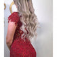 Mermaid Beaded Lace Long Mother of the Bride Dresses Prom Dress      cg20392