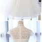 white lace short  dress, white homecoming dress cg2056