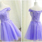 princess A-line party dress lace up back Homecoming Dress    cg20686