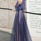 BLUE TULLE LONG PROM DRESS BLUE TULLE FORMAL DRESS     cg20834