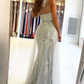 Glamorous Mermaid One Shoulder Grey Long Prom/Evening Dress with Appliques    cg20943
