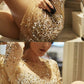 sequin beaded tulle homecoming dresses see through short dress cg2110