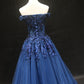 Navy Blue Formal Dress Prom Dress,   cg21207