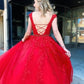 Applique and Beading Long Prom Dresses 8th Graduation Dress School Dance Wedding Formal Dress    cg21379