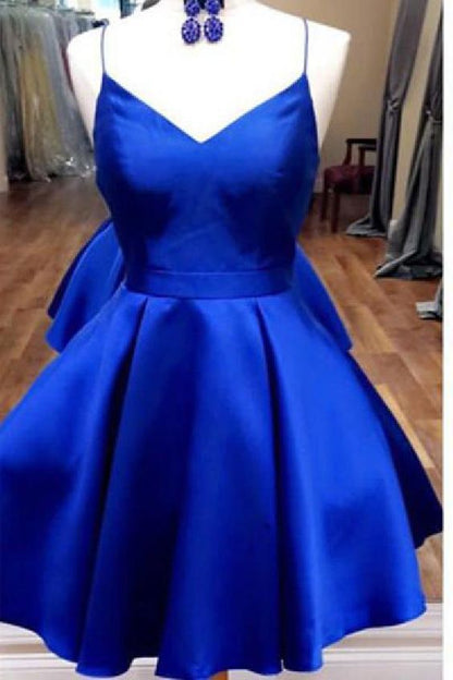 Short Homecoming Dresses, Royal Blue Homecoming Gowns, Junior Homecoming Dresses cg216