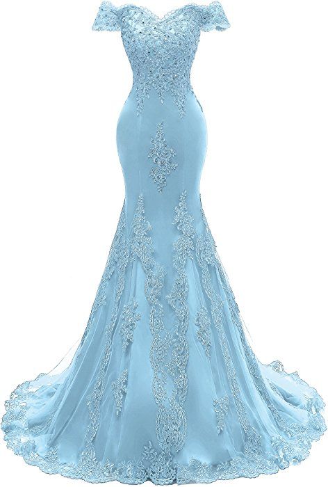 Women's V Neckline Mermaid Lace Long Prom Gown    cg22293