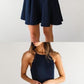Cheap Comfortable Simple Homecoming Dresses, Homecoming Dresses Short, Navy Blue Homecoming Dresses cg223